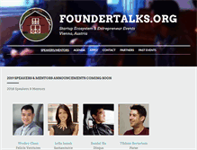 Tablet Screenshot of foundertalks.org